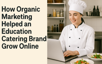 How Organic Marketing Helped an Education Catering Brand Grow Online