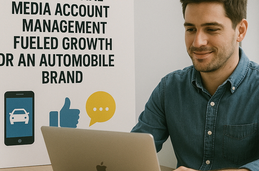 How Our Social Media Account Management Fueled Growth for an Automobile Brand
